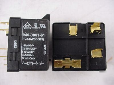 Electrica milano potential relay 040-0001-61 RVA4AP6D