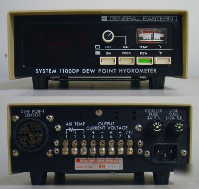 General eastern 1100DP dew point hygrometer /w accs