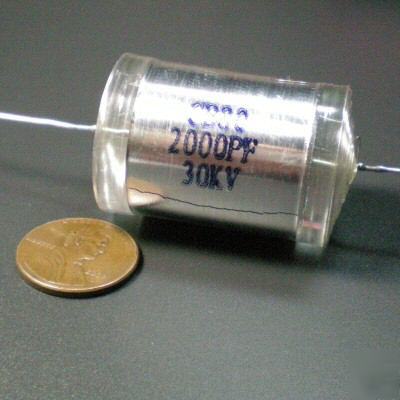 12 x 30KV2000PF high voltage capacitor, hv tesla ham 