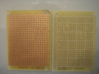50, proto-type pcb circuit panel solder diy 50X70 board