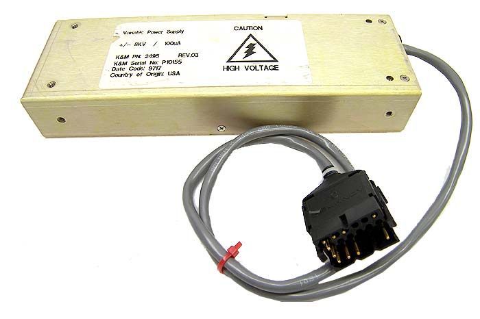 High voltage variable power supply 8KV 100UA k&m 2495