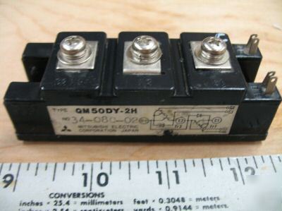 Mitsubishi transistor power module QM50DY-2H 50 amp