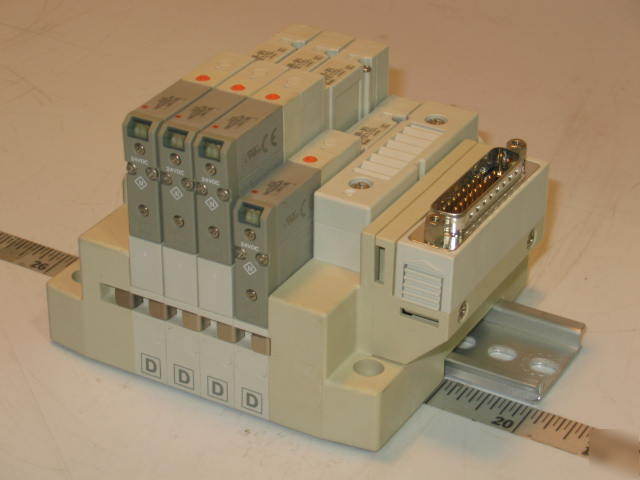 Smc 5 port solenoid bank SV1100R-5FU