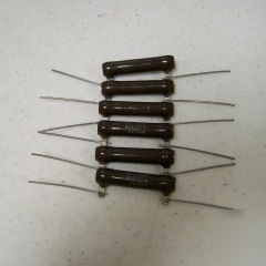Lot of 6 ohmite power resistors 50 ohms @ 12W