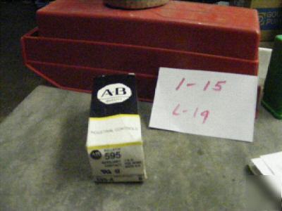 1 allen bradley auxiliary contact 595-a