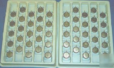 CR2032 lithium coin batterys w/solder leads 50PC lot