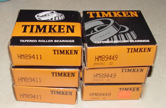 New 3PC timken tapered roller bearing HM89449 