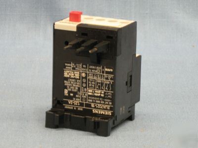 Siemens overload relay 3UA70 21-1B 3UA7021-1B