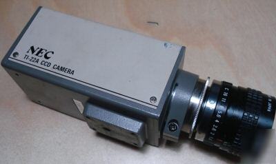 Nec ti-22A ccd camera with cosmicar television lens. 
