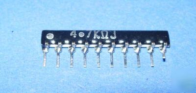 10-pin sip 10P9R4.7K resistor network lot of 1000 pcs