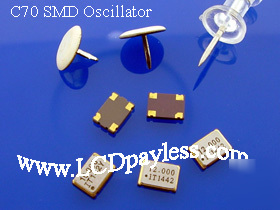 49.152 mhz C70 5X7 smd rohs clock oscillator 1000PCS 