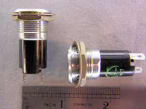 5 dialight series 206 black panel mount screw base