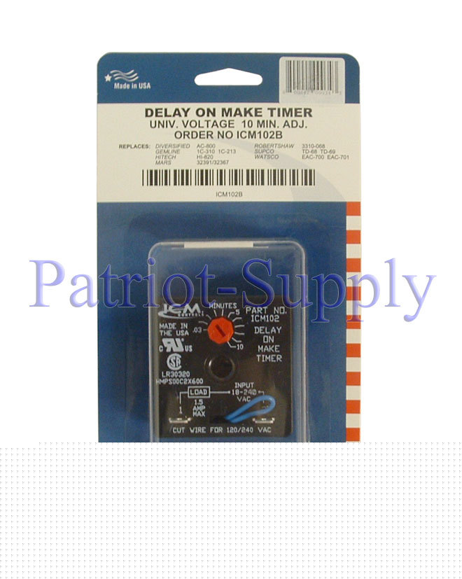 ICM102 time delay relay same as mars 32391
