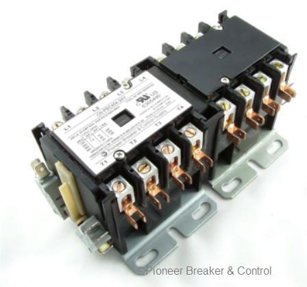 Reversing 4POLE definite purpose contactor 24V 40/50A 