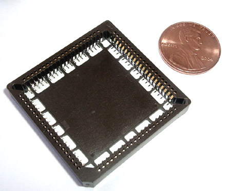 Surface mount plcc ic sockets ~ 84 pin smt smd amp (10)