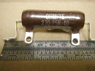 15 ohms 5% @ 25W ww tubular power resistor s (10 pcs)