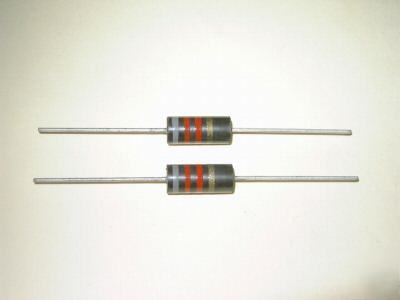 1K or 1000 ohm 2 watt carbon resistors non-inductive