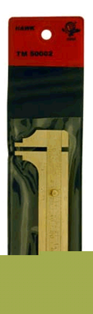 3'' brass pocket caliper 3''