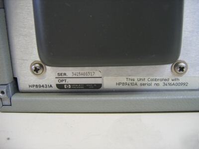 Hp agilent 89431A rf section 2.65 ghz for 89410A 89441A