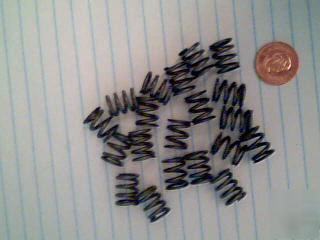 Lot of 20 industrial steel springs