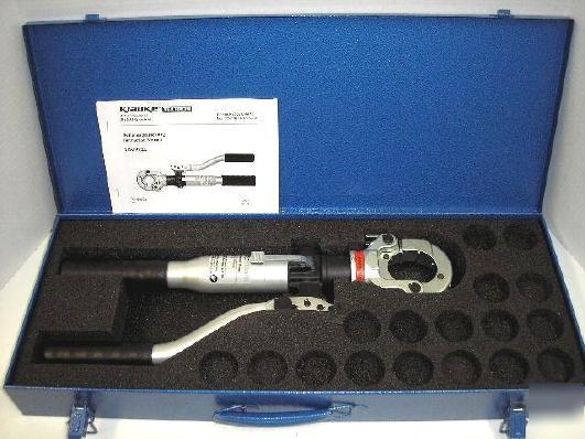 New greenlee klauke HK6022 hydraulic crimper kit +case 