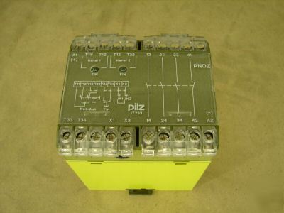 Pilz pnoz saftey relay 24VDC 3S 1O interlock