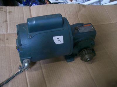 Reliance gear reduction motor