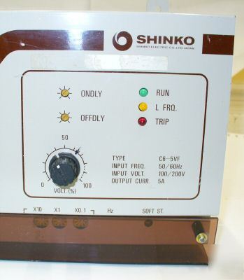 Shinko vf regulator - type C6-5VF