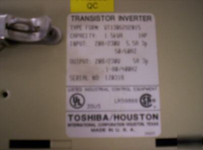 Toshiba tosvert - 130G2 transistor invertor