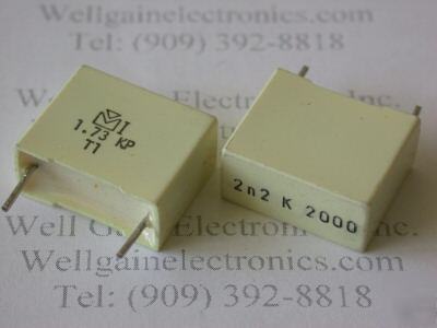 Mallory 173222K2000I 0.0022UF 2000VDC pp capacitor