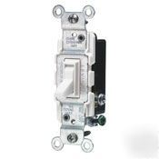 3-way 3 way toggle light switch, ivory