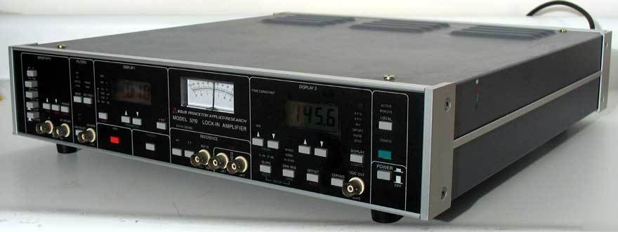 Eg&g 5210 dual lock-in amplifier princeton applied+man.