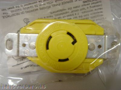 HBL23CM10 lot of 3 hubbell twist-lock receptacle