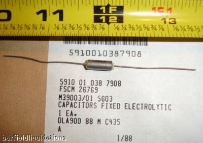 New lot 40 ele capacitors p/n:M39003/01-5603