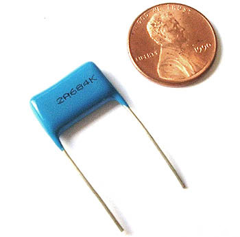 Radial film capacitors ~ .68UF 100V 10% (30)