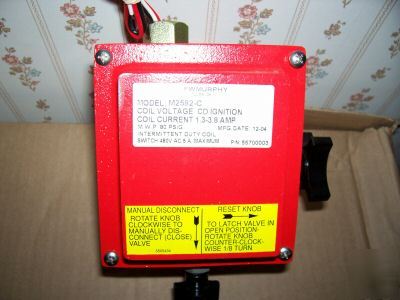 Automatic fuel shut off valve