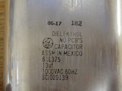 New 1 ge 1000V 13UF a/c motor run capacitor 