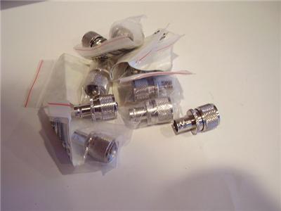 New lot rf bnc female to uhf male connector