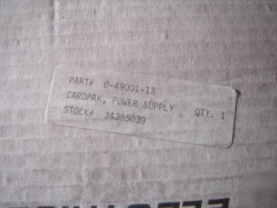 Reliance cardpak power supply 0-49001-13