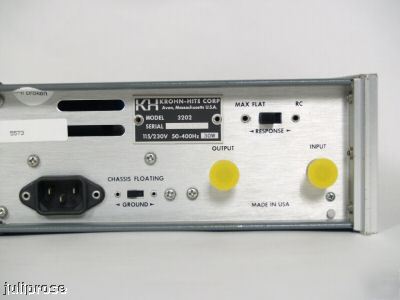 Kronh-hite model 3202R dual channel tunable filter