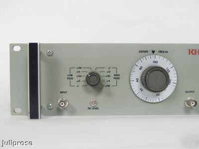 Kronh-hite model 3202R dual channel tunable filter