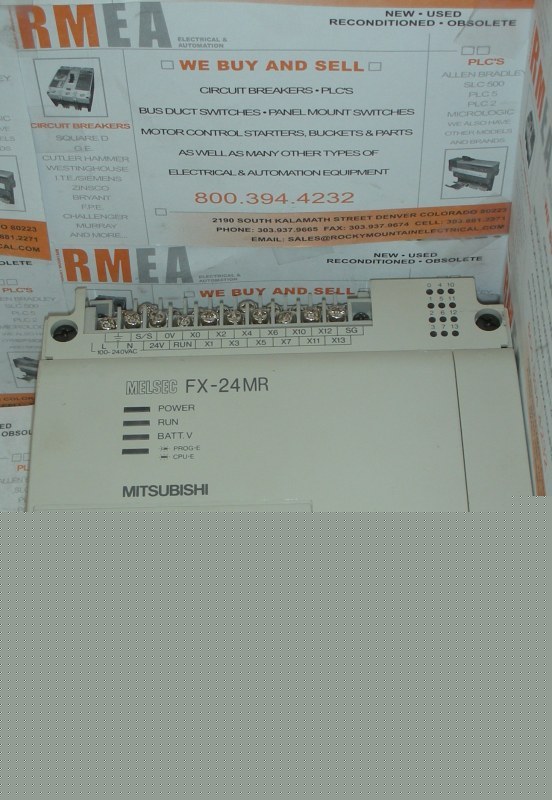 Mitsubishi melsecfx-24MR fx-24MR-es/ul control module