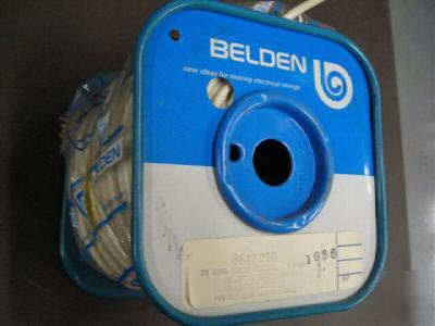 New belden 250' 28 awg 8642 pvc insulated cable white