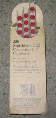 New pack of 3M scotchlok UR2 connectors in cartridges