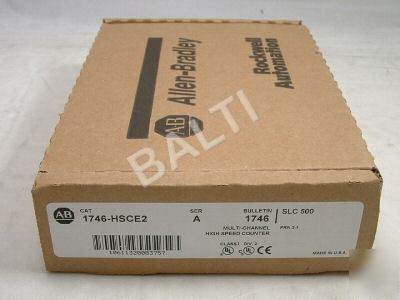 New * sealed* allen bradley 1746-HSCE2 /a 1746HSCE2 qty