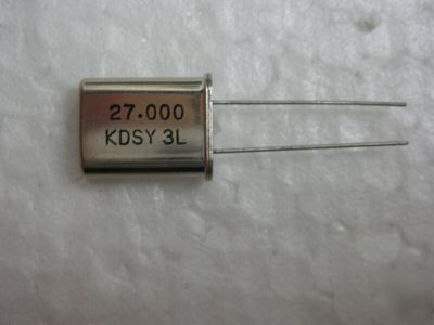PACK100, 27MHZ / 27.000 crystal oscillators hc-49U