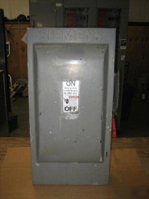 Siemens HNF364 disconnect safety switch 200 amp a 600 v