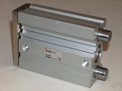 Smc MGQM25-75 pneumatic slide cylinder, 75MM travel