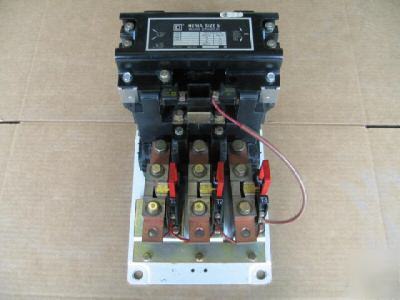 Square d size 5 class 8536 starter SG0-1 120V SG01 a