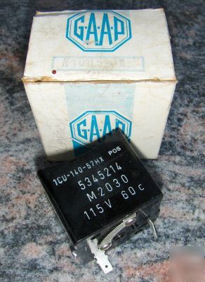 Klixon relay 1CU-140-57HX 5345214 M2030 115V 60C nos